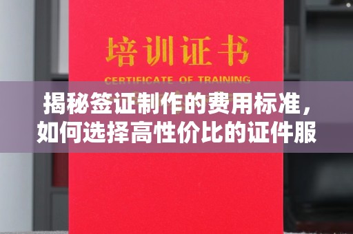 长子揭秘签证制作的费用标准，如何选择高性价比的证件服务